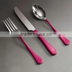 Beautiful Enamel Handle on Stainless Steel Cutlery thumbnail-1
