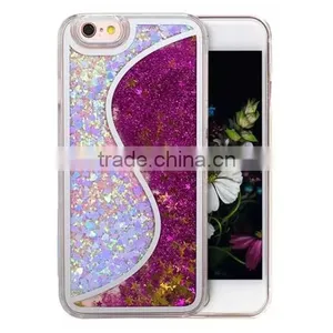 Bicolor Quicksand Glitter PC Material Phone Case For IPhone 6 6 Plus thumbnail-2