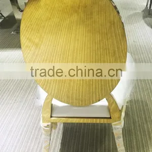 Royal Golden Mirror Back Stainless Steel Dining Chair Furniture for Home Use thumbnail-2