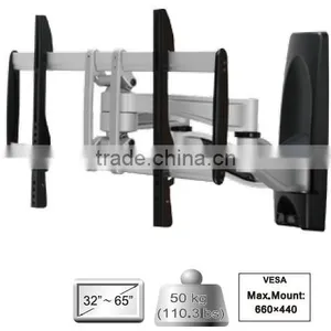 32 TO 65 INCH Swivel 60 Degree Full Motion LCD Plasma TV Wall Mount thumbnail-1