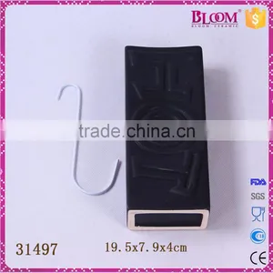 Black Ceramic Hanging Air Humidifier for Wholesale thumbnail-1