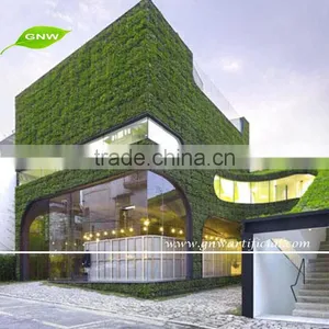 GNW GLW022 Outdoor Building Decoration Modular Green Wall System by Artificial Plants and Flowers thumbnail-1
