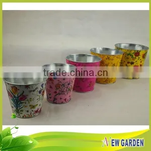 Handicraft Multi-using Excellent Design Flower Printing Home Goods Flower Pots thumbnail-2