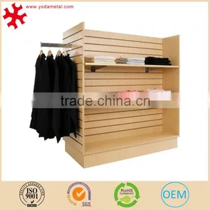 H-united Slatwall Stand Gondola With Shelevs for Clothing Retail Store With Good Quality thumbnail-1