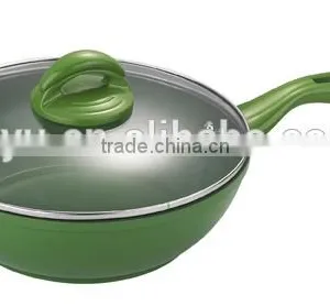 5pcs Heat Resistant Painting Die Casting Aluminum Nonstick Cookware Set thumbnail-4