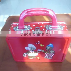 Metal Cute Decorated Lunch Tin Box for Children thumbnail-1