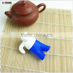 16158 Unique Cute Tea Strainer Silicone Tea Infuser Filter Teapot Teabags for Tea & Coffee Drinkware thumbnail-6