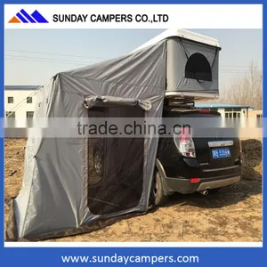 Camping 4x4 Top Roof Rack Roof Tent Car Hard Floor Camper Trailer Top Tent thumbnail-1