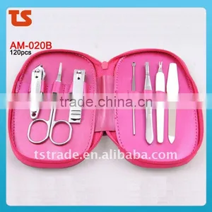 2014 Professional 7PCS Nail Pedicure Manicure Set Tools AM-020B thumbnail-1