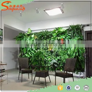 Wholesale Home Decor Plastic Green Wall Plant Wall thumbnail-2