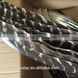 Full Size Colorful Treated Turkey Feathers Striped Feathers thumbnail-3
