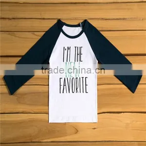 Wholesale Baby Girl Icing Comfort Colors Printing Designs Tops Boutique Kids Long Sleeve T-Shirt thumbnail-2