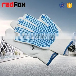 Work Glove Knitted Cotton Polyester Work Gloves With Green ni Freezer Work Gloves thumbnail-3