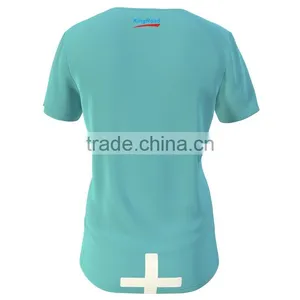 Custom Sublimation Dri Fit Running Shirt thumbnail-2