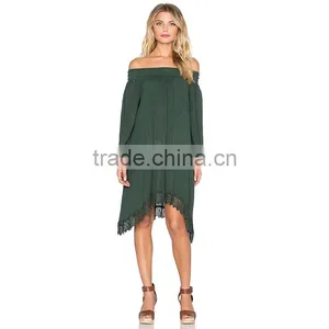 2016 New Fashion Ladies Dress Design Long Sleeve Women Casual Ladies One Piece Dress thumbnail-1