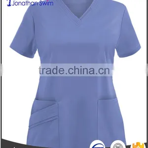 2017 Fashion Neck Design With the Most Popular Colorful Hospital Scrub Uniform thumbnail-1