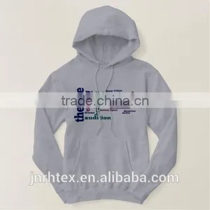 New Style Design Custom Print Solid Color Long Sleeve Hoodie Men thumbnail-1