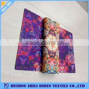 Gym Microfiber Suede Natural Rubber Yoga Mat With Eco Full Color Printing Yoga Mat thumbnail-3