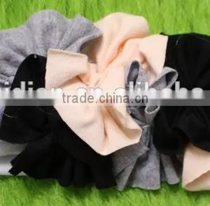 Boutique Stretchy Cotton Flower Headband For Baby Girl Wholesale Children Clothing Sets Hairband For KIds thumbnail-4