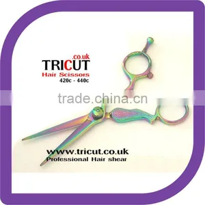 Multicolor Professional Hair Barber Scissors , Barber thumbnail-1