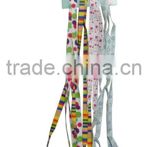 High Quality Cheap Weave Rainbow Shoe Laces thumbnail-1