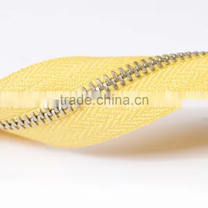 Brass Closed End Metal Zipper or Zips Wholesale Gold Teeth 3# Metal Zipper thumbnail-3