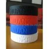 Embossed Silicone Wristband thumbnail-1