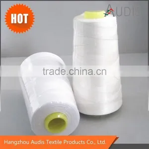 Spun Polyester Twist Yarn of Paper Cones Raw White Sewing Embroidery Thread thumbnail-1