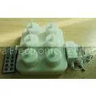 Electric Flickering Flameless ABS Plastic LED Christmas Candles With 6 Seats thumbnail-1