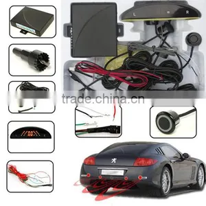 CAR Assistant Parking Sensor With Original Flat 4 Sensors and LED Monitor Parking System thumbnail-1