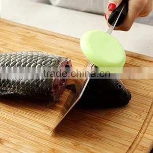New Stainless Steel Knife Cap Dual-purpose Kitchen Chopping Booster Knife Holder Kitchen Gadgets thumbnail-6