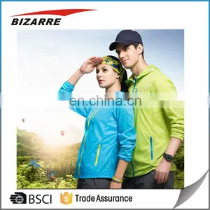 Wholesale Clothing Waterproof Anti UV Outdoor Softshell Jackets For Unisex thumbnail-1