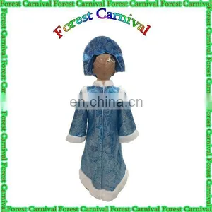 87068 Sexy Snowman Costume With Crown For Kids thumbnail-3