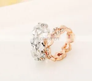 Elegant AAA CZ Diamond Heart Alloy Rings for Women Wedding Engagement Vintage Ring Zirconia Bijoux High Quality Alloy Ring thumbnail-3
