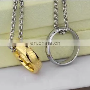 Lord of the Rings Titanium The One Ring Bilbo's Hobbit Gold Ring Couple Ring thumbnail-2