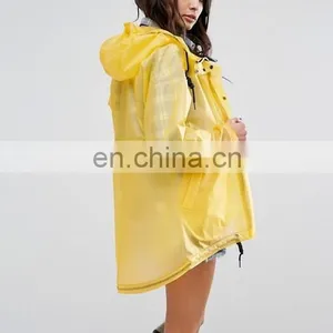 2017 Classic Blank Office Lady Elegant Long Waterproof Jackets Women Coats thumbnail-5