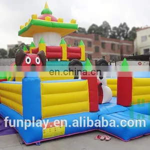 HI 0.55mm Pvc Hot Saling Inflatable Amusement Park Inflatable Playground thumbnail-4