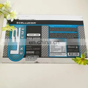 Colorful Printing Sticker Labels Weight Loss High Energy Drink Adhesive PVC Label With Embossing thumbnail-2