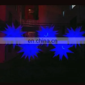 Led Inflatable Star With Led Lighting for Pub Stage Birthday Halloween Party Decoration thumbnail-5