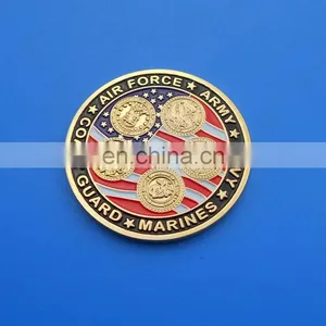 USA Souvenir Gold Coins, Cheap Custom Stamping Coin thumbnail-1