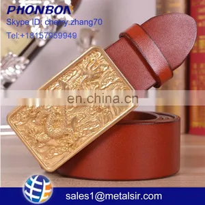 3D Die Cast Debossed Belt Tips Fashion Leather Men 2017 Belt Buckles thumbnail-1