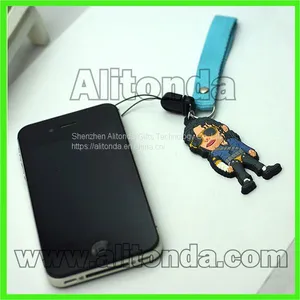 Custom Pvc Soft Cartoon Animal Figure Pendant for Bag Mobile Phone thumbnail-5