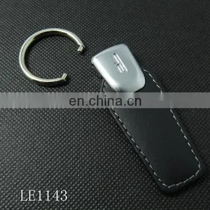 Wholesale PU Leather Keychain Custom High Quality Real Leather Keyring thumbnail-1
