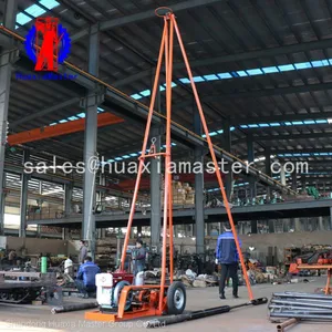 Sand Sampling Drill Rig/prospect Drilling Rig/impact Drilling Machine for Sale Easy Move With Wheeled thumbnail-5
