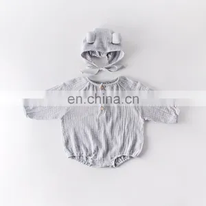 Baby Fashion Soft Rompers Full Sleeve Baby Bamboo Cotton Romper thumbnail-1