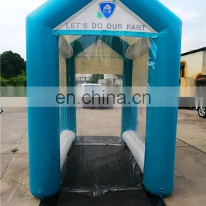 Portable Pop up Decontamination Sterilizer Fog Inflatable Disinfection Tunnel Room With Ultrasonic Humidifier for Wholesale thumbnail-6
