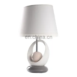 2019 New Modern Hotel Style Ceramic Desk Lamp for Indoor Room thumbnail-5