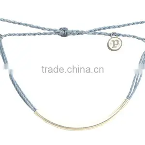 2015 Simple Magnetic Copper Bracelet Wax Cotton Cord Bracelet thumbnail-2