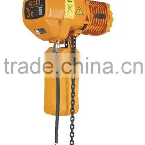 1ton Moved Type Electric Chain Hoist Hoist With Trolley thumbnail-1