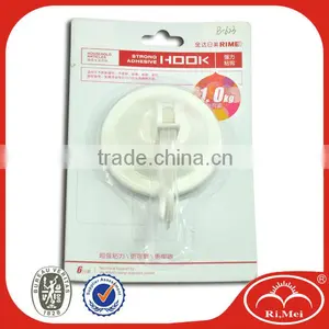 Self Adhesive Plastic Permanent Wall Hooks thumbnail-1
